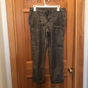 Cute green cargo dress or casual pant